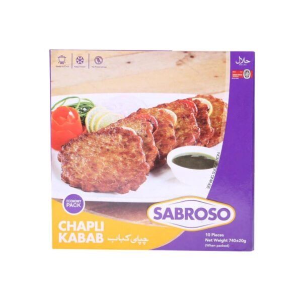 SABROSO CHAPLI KABAB 740G