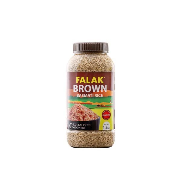 FALAK BROWN BASMATI RICE 1.5KG (JAR)