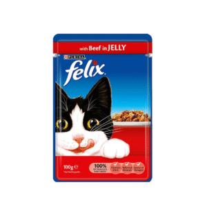 FLEX CAT FOOD 100G BEEF IN JELLY/TUNNA/ASS