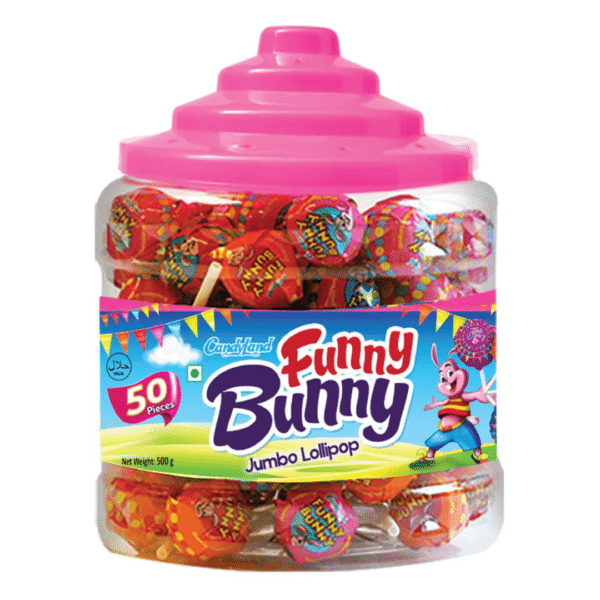 CANDYLAND LOLLIPOP FUNNY BUNNY 1X50'S