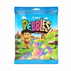CANDYLAND PEBBLES CHUNKY FRUITY JELLY