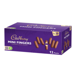 Cadbury Mini Fingers Bar Pack Box 12 Pieces