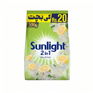 SUNLIGHT WASHING PDR 500G CLEAN & FRESH